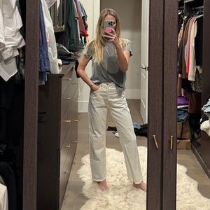 AGOLDE WHITE 90'S JEANS